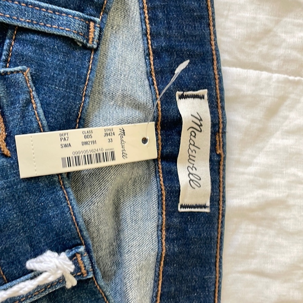 Madewell 10’’ high rise skinny jeans